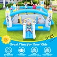 thumbnail image 3 of HONGLONG Kids Inflatable Bounce House Castle Jumper Moonwalk with Blower, 3 of 7