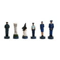 thumbnail image 2 of US Air Force vs Marines Military Chess Set Hand Painted with Glass Board, 2 of 3