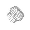 thumbnail image 3 of Langgg Gouttière pour Feuilles Ronde Résistante aux Intempéries Filtre Anti-Rouille 6 Résistant Argent 6 Pouces, 3 of 6