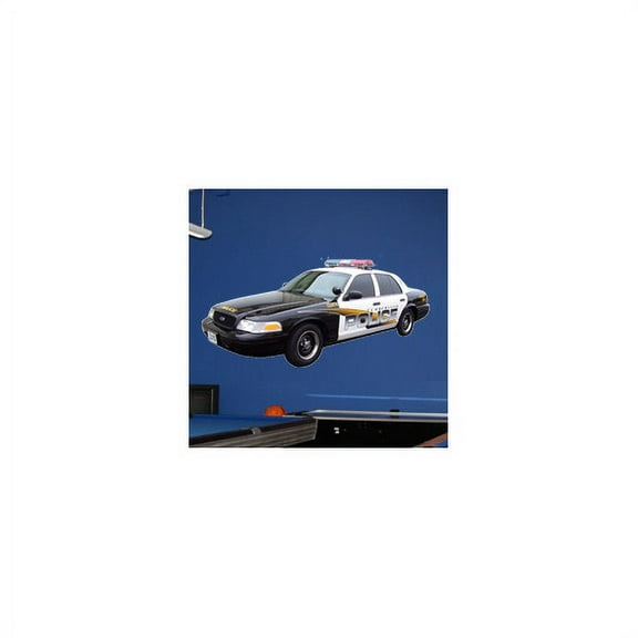 Wallhogs Police Car I Cutout Wall Decal