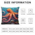 thumbnail image 5 of COMIO  Ocean Octopus Pillow Covers Farmhouse Canvas Cushion Covers Outdoor for Couch Chair Home Decor for Family Friends, 5 of 5