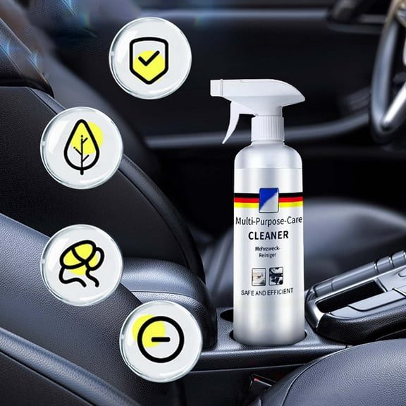 Nsxcdh Multi-Purpose Car Foam Cleaner Spray 300ml Easy Grease and Dirt Remover for Dashboard Upholstery Interior Deep Cleaning
