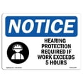 thumbnail image 1 of SignMission OS-NS-A-1824-L-13394 Panneau d'Avertissement OSHA de 18 x 24 Po - Protection Auditive Requise, 1 of 1