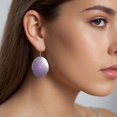 thumbnail image 6 of Halloween Spider Web Round Dangle Earrings For Women Acrylic Charms Drop Dangling Jewelry, 6 of 7