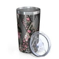 thumbnail image 2 of Pioneer Flower 10oz Tumblers Stainless Steel Tumbler with Lid and Straw,Vacuum Insulated Double Wall Travel Tumbler Cups with Cleaning Brush for Coffee, Tea, 2 of 4