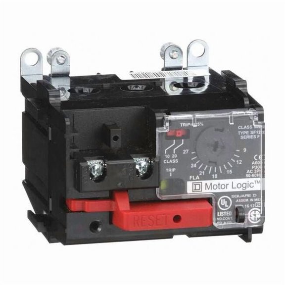 NEMA Overload Relay, 1NC, 9 A Min current, 27 A Max current, 600V AC