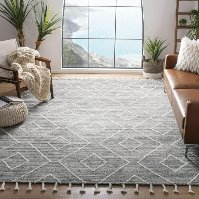 SAFAVIEH Casablanca Cleves Geometric Diamonds Shag Area Rug