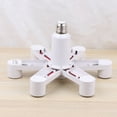 thumbnail image 3 of WHAMVOX lamp base only Lamp Base White Easy Installation for Homeowners 1Pack, 3 of 8