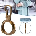 thumbnail image 1 of Caja De Metal Compatible Con Airtags Bluetooth Tracker Funda Protectora De Piel Llavero De Metal seitruly EL017754-11, 1 of 5
