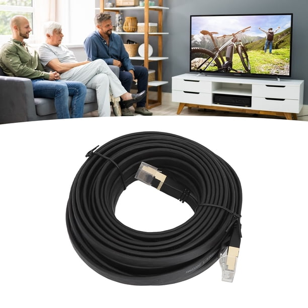 Cable Plano Blindado, Compatibilidad Con Conector RJ45, Cable LAN Cat 8 ...