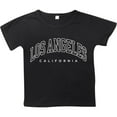 thumbnail image 3 of Tween Girl's Summer T-Shirt Los Angeles Print Round Neck Short Sleeve T Shirt, 3 of 3
