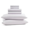 thumbnail image 3 of GAIAM Microfiber Cooling Sheet Set - Wrinkle-Resistant, Quick Dry, Brushed for Softness - Twin, Orchid Tint, 3 of 3