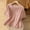 Pink, variant on Elvqul Tshirt for Women Plus Brown Plus Size Tops for Women Short Sleeve Loose Cotton Soft Round Neck Tops