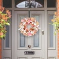 thumbnail image 1 of Thanksgiving Day Wreath White Pumpkin Door Hanging Festival Window Decoration Dead Branches Wreath Pendant, 1 of 7