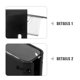thumbnail image 3 of CHICHUMID 2Ud Soporte Negro Para Cepillos De Con Montaje Adhesivo Y Para, 3 of 7