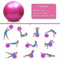 thumbnail image 4 of Exercise Ball Extra Thick Yoga Ball Chair For Office & Home & Gym,pink, 4 of 5