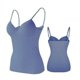 thumbnail image 1 of Womens Camisole With Built In Shelf Bra Adjustable Spaghetti Strap Vest Tops Uk, 1 of 4