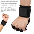 thumbnail image 3 of Guantes de dominadas (par) con soporte para muñecas para entrenamiento cruzado, 3 of 13