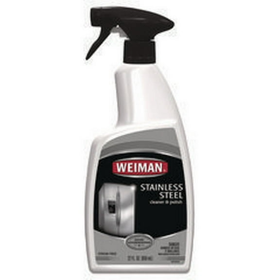 Stainless Steel Cleaner and Polish, Floral Scent, 22 oz Spray Bottle, 6/CT,