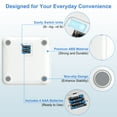 thumbnail image 6 of Pnnied Body Fat Scale,Digital Bathroom Scale for Weight, Scale with BMI, Body Fat, Muscle Mass, Body Composition Analysis, Highly Accurate Bluetooth Scale with APP(White), 6 of 7