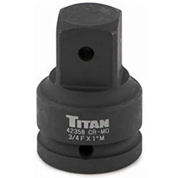 TITAN 42358 Adaptateur de Prise Impact 0.75 Po F à 1 Po m