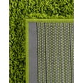 thumbnail image 7 of Unique Loom Solid Shag Collection Area Rug (2' 7" x 19' 8" Runner Grass Green), 7 of 7