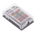 thumbnail image 1 of Caja de 12 vías cableado transparente indicador LED rojo soporte impermeable DC12-32V para coche y barco de 12V 24V ANGGREK Otros, 1 of 8