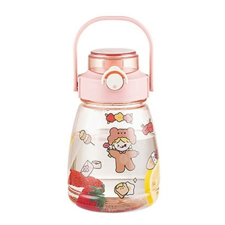 

Atralife Handle Water Cup Cute Large-Capacity Straw Bottle for Student