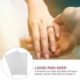 thumbnail image 5 of 2 hojas Tamaño de anillo práctico Ajustador de joyería invisible para anillos sueltos, 5 of 5