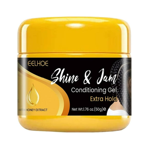 lionlar Conditioning Gel Extra Hold Conditioning Shining Smooths And Tames Frizz 1.76 50G Edge Control Braiding Gel for Smooth Edges Twists Locks