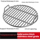 thumbnail image 3 of YiJuHui 1pcs Stainless Steel BBQ Grill Grate with Even Heat Distribution, High-Temp Cooking Grid for Outdoor Camping Picnic Backyard Grilling, 3 of 6