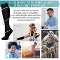 thumbnail image 6 of 3 Pairs Medical Sport Compression Socks - 15-20mmhg Graduated Knee-High Support for Men & Women, Ideal for Soccer, Running, and Nurses, 6 of 7