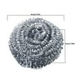 thumbnail image 2 of ACDANC 4 Pack Steel Wool Scrubber,Metal Kitchen Scrubbing Sponges,Dishwashing Scouring Pads Heavy Duty,Stainless Steel Scrubbers for Cleaning Dishes Pots and Pans Bathroom Oven, 2 of 7