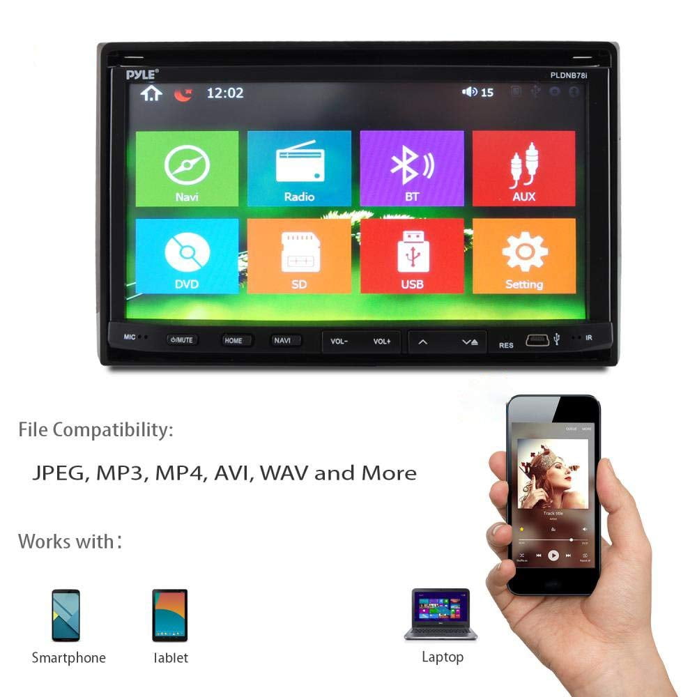 pyle 7 double din in dash touch screen tft lcd supplier