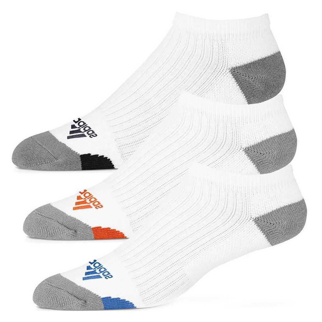 Adidas Comfort Low Golf Socks, White, 3 Pack - Walmart.com