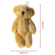 5PCS Kawaii Small Bears Plush Soft Toys Pearl Velvet Dolls Gifts Mini Teddy Bear
