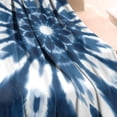 thumbnail image 3 of Blue Tie Dye Flower Mandala Pattern Blanket,Comfortable Soft Flannel Throw Blanket,All Season,Warm Lightweight Blankets for Sofa Bed Couch Living Room Chair,60"x80", 3 of 4