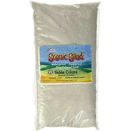 - ACTÍVA 5 lb. Bag of White Colored Sand - Scenic Sand