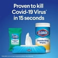 thumbnail image 4 of Clorox Disinfecting Wipes On The Go, Bleach Free Travel Wipes, 9 Ct, Pack of 24 Package may vary Package May Vary, 4 of 5
