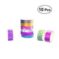 thumbnail image 1 of 10PCS Glitter Washi Tape Set Decorative DIY Tape Kit for Arts Crafts - Random Color, 1 of 7