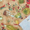 thumbnail image 5 of 3 Piece Kitchen Curtain Sawg Set, Window Treatment Vegetables & Oil Printed Design Serafina, 5 of 8