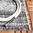 thumbnail image 3 of Safavieh Courtyard Jannah Abstract Indoor/Outdoor Area Rug, Gray/Black, 5'3" x 7'7", 3 of 9