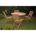 thumbnail image 2 of Folding Dining Set 5 Piece - Outdoor Patio Table & Chairs - Space Saving Design, 2 of 9