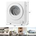 ROVSUN 110V Electric Portable Clothes Dryer, High End Laundry Front