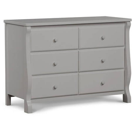 Delta Children 6-Drawer Dresser, Grey
