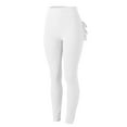 thumbnail image 4 of Ramiter Yoga Pants Women Wide Leg Pants for Women High Waisted Bootcut Yoga Pants with Pockets Sweatpants Plus Size M,White, 4 of 4