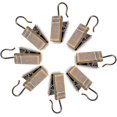 thumbnail image 3 of 20 Curtain Clips W/hook - Antique Brass, 3 of 4