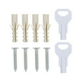 thumbnail image 2 of Amdohai Distributeurs de Savon Verrouillables 2 Chambres Distributeur Mural Haut de Gamme, 2 of 7
