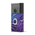thumbnail image 1 of MightySkins RIVD-Neon Palms Skin Decal Wrap for Ring Video Doorbell Sticker - Neon Palms, 1 of 2