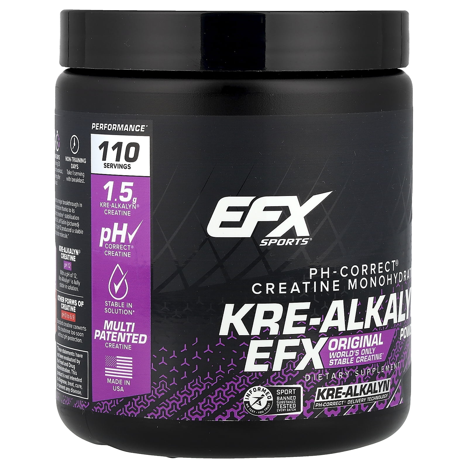EFX Sports Kre-Alkalyn EFX Powder, Mango, 7.76 oz (220 g